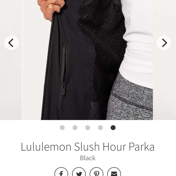 Lululemon Slush Hour Parka sz 10 - Picture 11 of 13